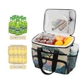 thumbnail image 2 of FORMRS Insulated Cooler Bag 24 Cans Capacity Soft Leakproof Lunch Box with Side Pockets, Pine Tree Rainbow, 2 of 7