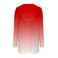 thumbnail image 4 of IMENGL cardigan à Capuche Dégradé Automne Hiver, Rouge m, Taille M-2TG, 4 of 4