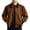 Brown, variant on RYDCOT Men’s Bomber Jacket Faux Suede Lightweight Classic Casual Full-Zip Flight Trucker Coat Vintage Jackets(S-3XL) Brown