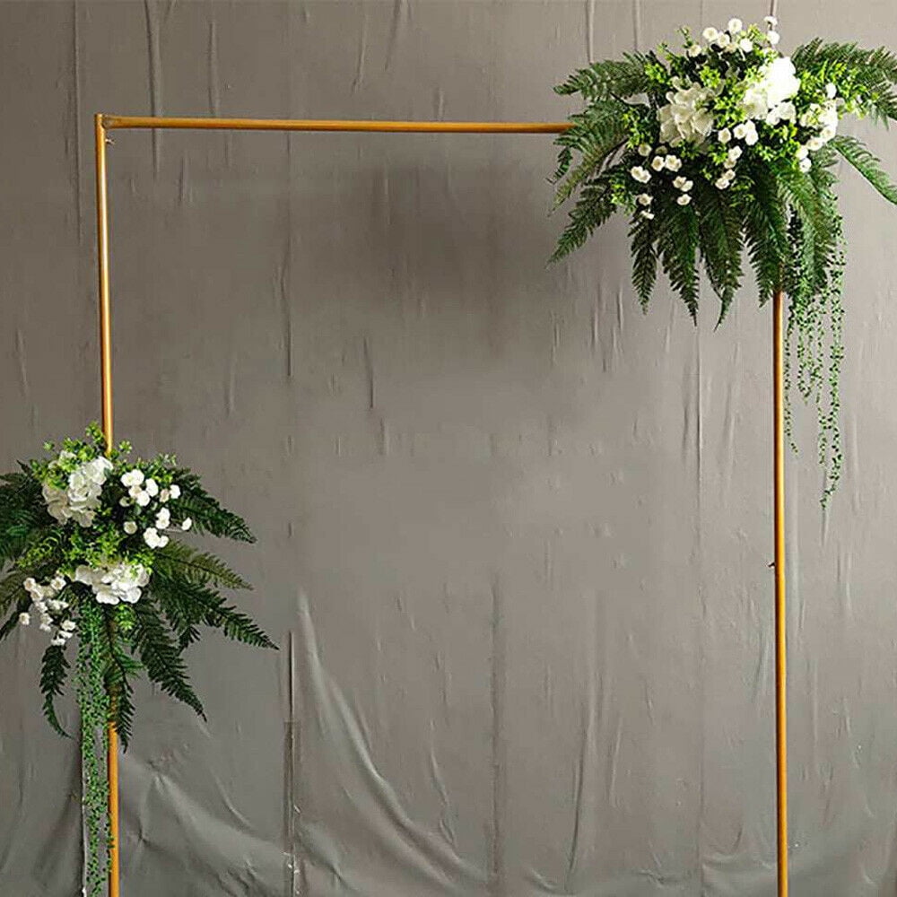 Rectangle Wedding Arch Metal Stand Flower Frame Wedding Party ...