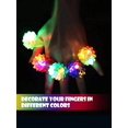 thumbnail image 4 of 10/20PCS Glowing Rings LED Light Up Luminous Rings Party Favor Toys Flash Led Lights Glow in The Dark Wedding Halloween Christmas Party Supplies(Note:, 4 of 5