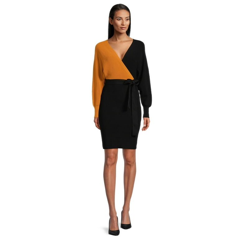 Bcbg yellow sales bodycon dress