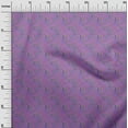 thumbnail image 3 of oneOone Cotton Cambric Purple Fabric Floral Craft Projects Decor Fabric Printed By The Yard 42 Inch Wide, 3 of 5