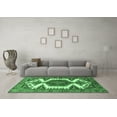 thumbnail image 3 of Ahgly Company Indoor Square Persian Emerald Green Traditional Area Rugs, 6' Square, 3 of 4