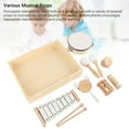 thumbnail image 3 of Musical Kids Musical Instrument Wooden Music Percussion Toy Set Educational Early Learning Toys for Children, 3 of 7