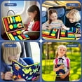 thumbnail image 3 of Dvkptbk Toddler Busy Board, Montessori Toys To Learn Fine Motor Skill, Educational Sensory Board With Buckles, Toddler Activities For Travel Airplane Car, 3 of 7