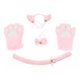 thumbnail image 4 of Set De Cosplay Para Gatos, Guantes De Felpa Para Gatitos, Or, 4 of 8