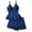 H28 Navy, variant on Likimi Pajamas For Women Set V Neck Solid Color Sleeveless Pjs Tops With Shorts Loose Fit Fashionable Sleepwear Black Size L