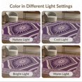 thumbnail image 7 of ODIKA 2'x3' Ultra-Soft Accent Mat, Abstract Sunburst Bordered Geometric Swirl Ombre Boho Refined Structured None Washable, Bare feet friendly, Easy Care Indoor rug for Bedside, Footrest, 7 of 7