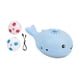 thumbnail image 2 of Juguete de pelota flotante eléctrica de ballena, recargable por USB, multifuncional, 11 x 7 x 5 cm Azul, 2 of 9