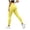 Yellow, variant on Mnuaqn Anti Cellulite Compression 3D Leggings Women Butt Lifting Tummy Control with Resistance Bands Gym Yoga Pants Army Green for Size L