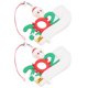 thumbnail image 5 of Adornos navideños BuyWeekMX 2 piezas decoración del árbol de Navidad con Bendición, 5 of 9