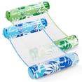 thumbnail image 1 of Hamaca hinchable Pool Floats Sloosh 4 en 1 para adultos, 2 paquetes, 1 of 8