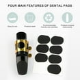 thumbnail image 4 of Artrylin 32 Pcs Saxophone and Clarinet Mouthpiece Cushion - 0.8 mm Thick Rubber Patches Pads for Alto Tenor Saxophone - Strong Adhesive, 4 of 7
