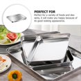 thumbnail image 2 of Household Roasting Tray Steamed Vermicelli Roll Plate Restaurant Flat Serving Plate, 2 of 4