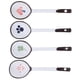 thumbnail image 2 of 4pcs Long Handle Ceramic Spoons Reusable Lightweight Cutlery for Soup, Porridge & Noodles with Cherry Blossom and Four Leaf Design, 2 of 5