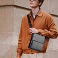 thumbnail image 6 of Men PU Leather Crossbody Shoulder Bag, Lightweight Adjustable Strap Messenger Bag with Multiple Compartments for Travel Work Daily Carry and Casual Business Use, 6 of 6