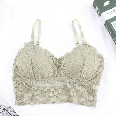 Juslio Minimizer Bras for Women Without Steel Ring Solid Sexy Bra Bras Padded Everyday Bras