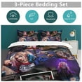thumbnail image 5 of Harley Quinn 3 Pieces Bedding Sets Comfortable Soft Comforter Sets Decoration Bedroom Gifts With 1 Duvet Cover 2 Pillowcases, 5 of 7