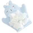 thumbnail image 1 of Manopla de baño para bebé, toallitas, guantes de lavado para niños, exfoliante corporal para baño para niños pequeños, 1 of 5