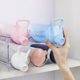 thumbnail image 4 of Sindcom 4 Pack Stackable Bottle Holder Storage Rack, Plastic Water Bottle Organizer, Clear, 4 of 7