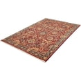 thumbnail image 3 of Antique 100% Natural Area Area Wool Rug for Living Room & Bedroom, Traditional Floral Design, Red Terracotta & Gold, Soft & Durable Rug, Oriental, 5.25x7.55 ft, 3 of 6