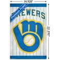 thumbnail image 3 of MLB Milwaukee Brewers - Retro Logo Wall Poster, 14.725" x 22.375", 3 of 3