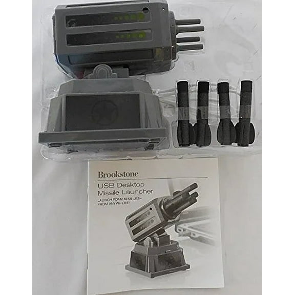 BROOKSTONE USB Desktop Missile Launcher