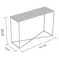 thumbnail image 2 of Safdie & Co. Table Console 44L Taupe Foncé Metal Noir X, 2 of 4