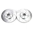thumbnail image 2 of Power Stop Front Pair of Drilled and Slotted Brake Rotors JBR1723XPR Fits 2016 Kia Sedona, 2 of 4