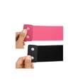 thumbnail image 6 of INSPIRE CHIC Women's 2Pcs Bowknot Elastic Belts 2.4" Width Elegant Cute Stretchy Cinch Waistband for Dress Wedding 24 - 32" Fuchsia+Black, 6 of 7