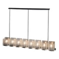 thumbnail image 6 of Meyda Tiffany 135816 Ice Cube 8 Light 78" Wide Linear Chandelier - Nickel / Custom /, 6 of 7