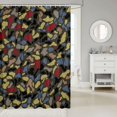 thumbnail image 2 of Manfei Rustic Camouflage Shower Curtain 72Wx72L, Mid Century Camo Shower Curtain 72Wx72L, Khaki, 2 of 5