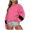 Coral 9, variant on Henpk Sweatshirts for Women Oversized Fall Winter Sweatshirts Long Sleeve Crew Neck Shirts Tunic Tops Pullover Solid Color Hoodies for Women Buttons Casual Loose Basic Trendy Black L