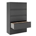 thumbnail image 5 of Hirsh Pro 42 inch Wide 5 Drawer Metal Lateral File Cabinet for Home and Office, Holds Letter, Legal and A4 Hanging Folders, Charcoal, 5 of 11