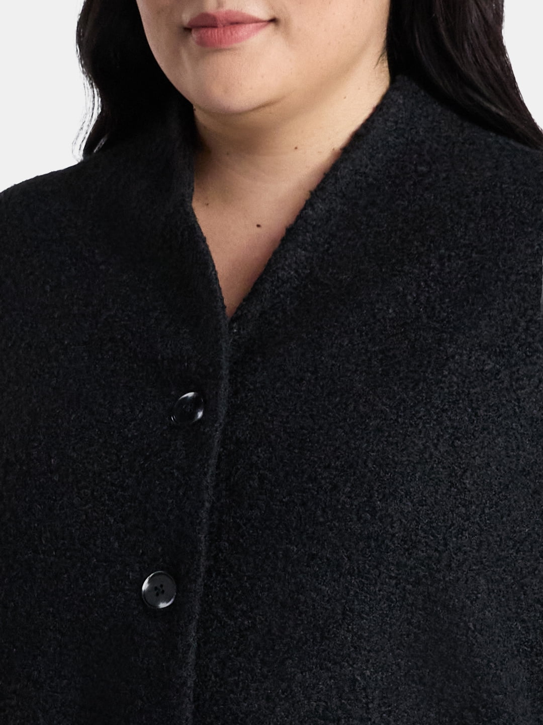 Terra & Sky Women's Plus Cocoon Jacket, Midweight, Sizes 0X-5X