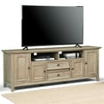 thumbnail image 2 of Amherst 72 inch Wide Solid Wood Transitional TV Stand in Distressed Gray, 2 of 10