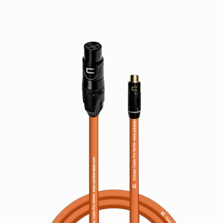 Coluber Cable Unbalanced XLR Female Cable to RCA Female Pro Audio Connector