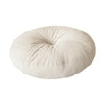 thumbnail image 4 of Cojín Redondo Almohada Piso Tatami Acolchada Silla Meditación Corduroy Multifuncional Resistente Adecuado para Adultos Niños Interior Exterior Lectura Beige, 4 of 8