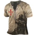 thumbnail image 1 of Camisetas Vintage para hombre, camiseta de manga corta con estampado 3D de barco, Top de navegación de gran tamaño, ropa de calle Punk, 1 of 4