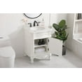 thumbnail image 4 of 24 inch single bathroom vanity in antique white, 4 of 7