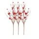 thumbnail image 1 of 3 piezas de bayas artificiales en forma de corazón, ramas florales, decoraciones para corazon rojo, 1 of 9