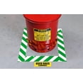 thumbnail image 4 of Brady Floor Tape,Green/White,2 inx100 ft,Roll 132436, 4 of 4