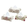 thumbnail image 2 of Exquisite Vintage Lace Fabric Tissue Box Cover - Enhance Your Home Decor!, 2 of 6