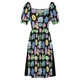 thumbnail image 4 of Lindo paquete de pegatinas con patrón sin costuras de microbiología de bacterias virus y microbiología de microbios. Vestido sin mangas vestido de hadas Vestido, 4 of 5
