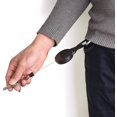 thumbnail image 4 of 3 st ID-korthållare Jojo Heavy-duty utdragbar nyckelring Retractable Key Roll Key Jojo Key Chain med 65 cm/25 tum ståltrådskabel, Svart, 4 of 4