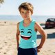 thumbnail image 5 of Niños Pequeños Camisola sin Mangas Gradiente Suave Impresión Moda Lindo Fondo para Niños 3-15 Años, 5 of 6