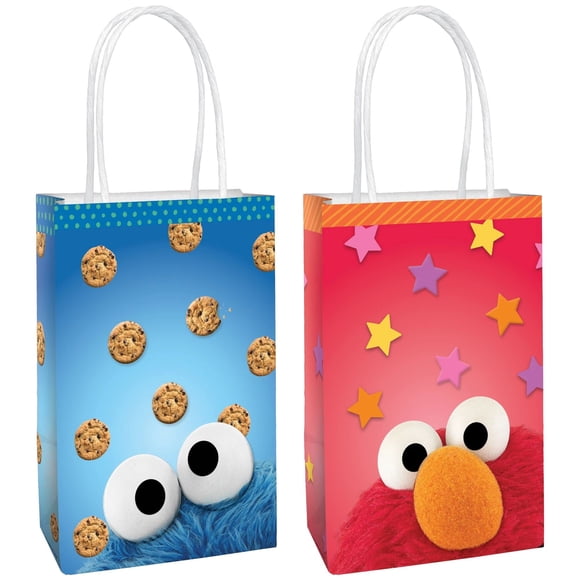Set de bolsas de papel Sesame Street Create Your Own (paquete de 8)