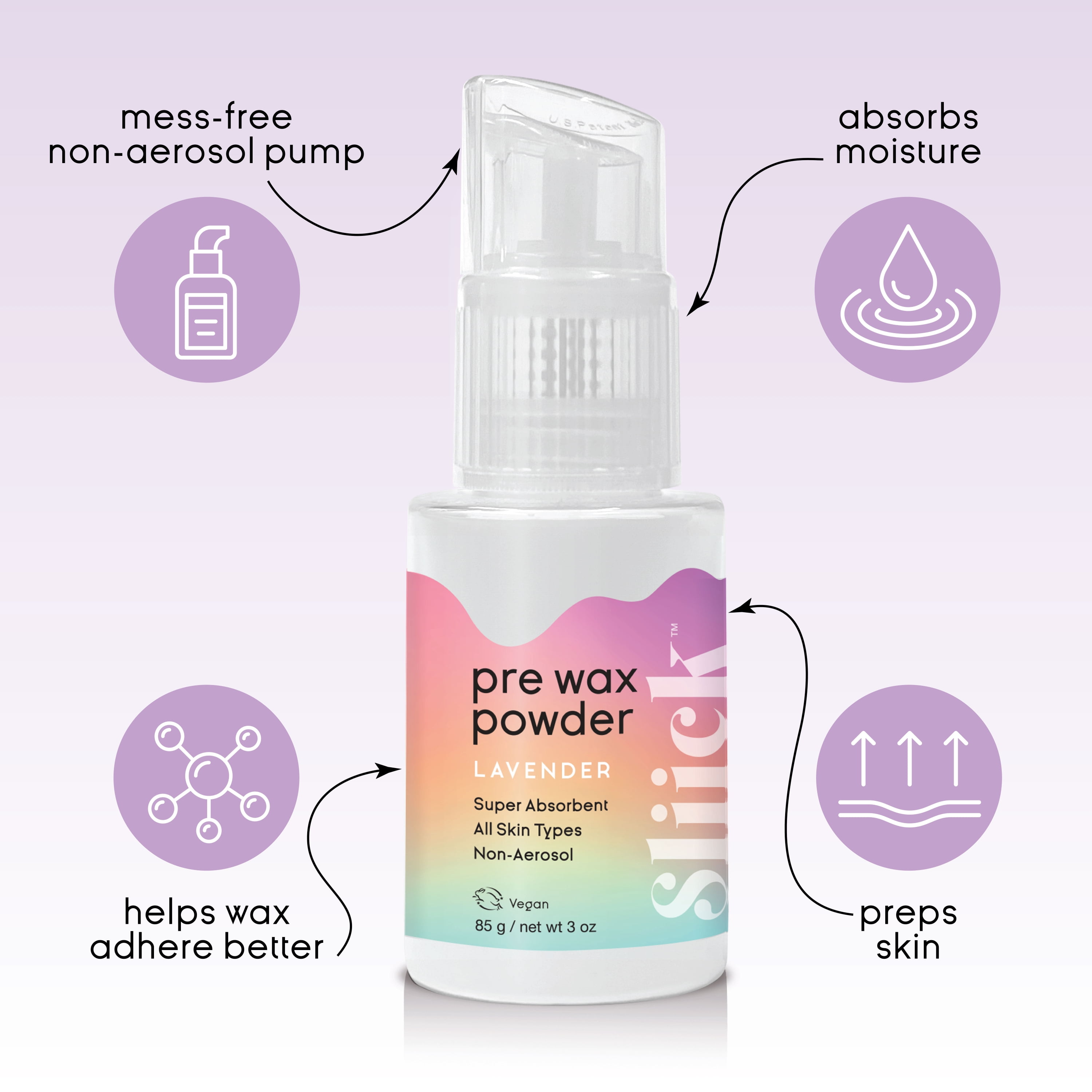 Sliick Pre Wax Powder 3oz