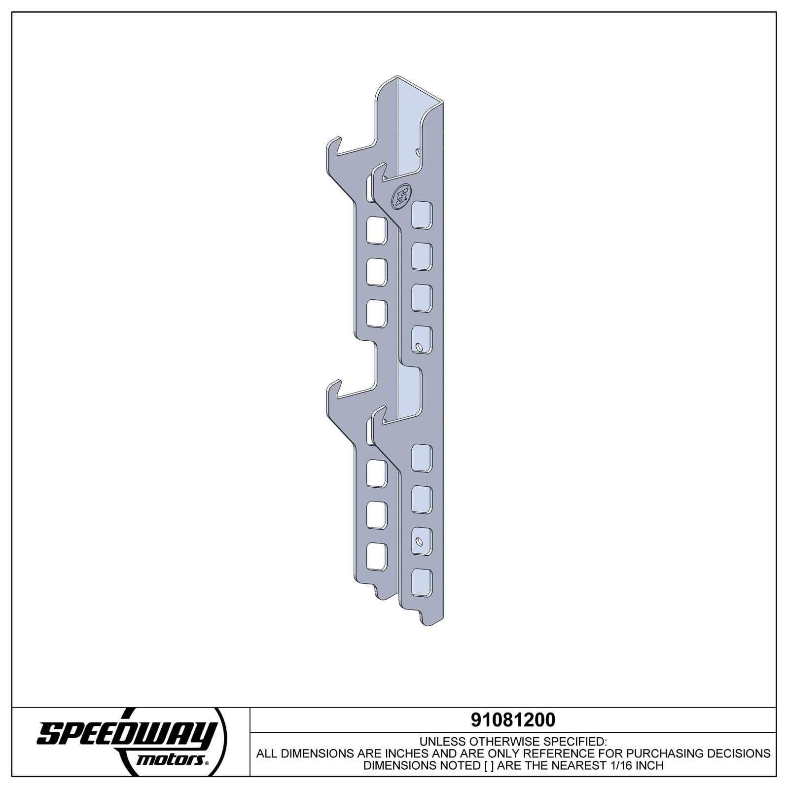 Wall Mount Aluminum Racing Floor Jack & Jack Stand Holders